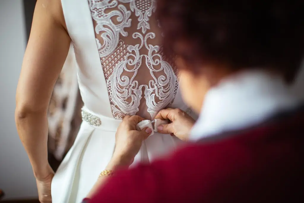 prueba del vestido de novia