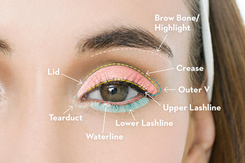 Tecnicas de maquillaje de ojos paso a paso | Maquillador ... eyebrow lift diagram 