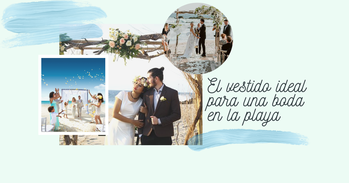 Vestido ideal para bodas en la playa