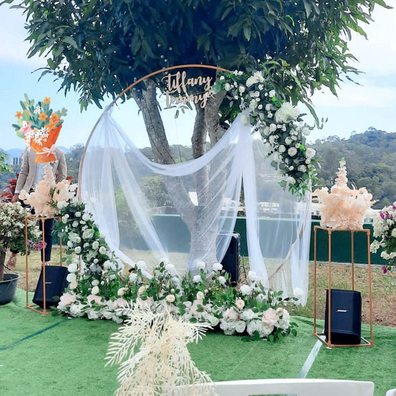 arco de flores para boda