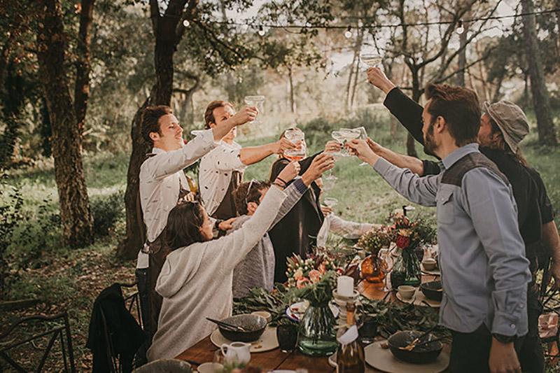 menú de boda vegano